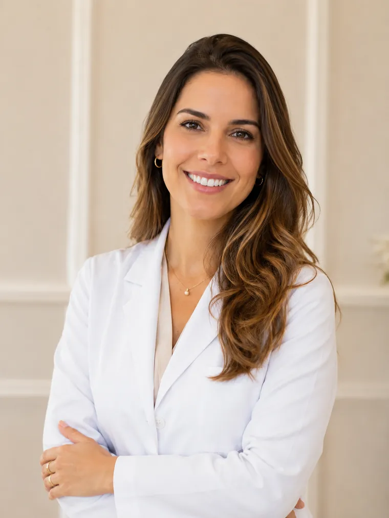 Dra. Beatriz Salles, esteticista especialista em laser da Estética Avançada Tatiana Klein