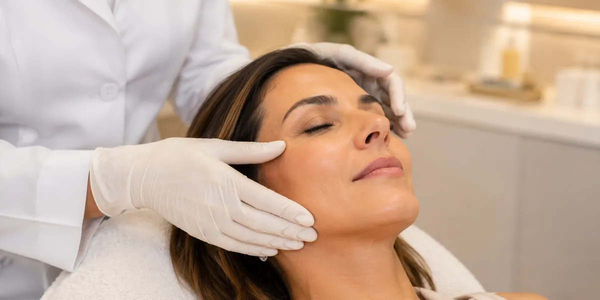 Procedimento de harmonização facial na Estética Avançada Tatiana Klein